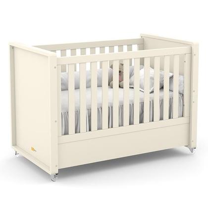 Imagem de Jogo de Quarto Infantil Tutto New com Guarda Roupa 2 Portas e Berço Off White - Matic Móveis