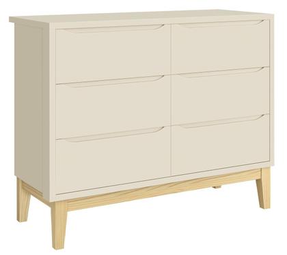 Imagem de Jogo de Quarto para Bebê Classic New Areia Fosco com Natural - Reller