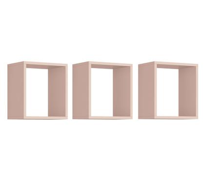 Imagem de Jogo de Quarto para Bebê Classic New Rosa Fosco com Natural - Reller