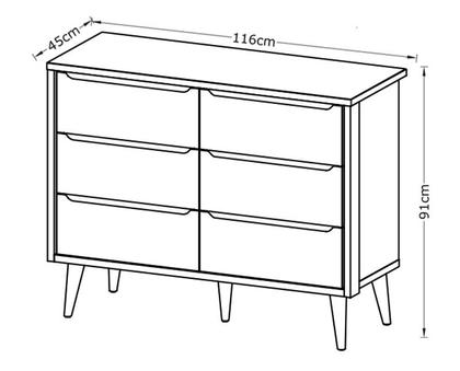 Imagem de Jogo de Quarto para Bebê Théo New Branco Fosco com Madeira - Reller