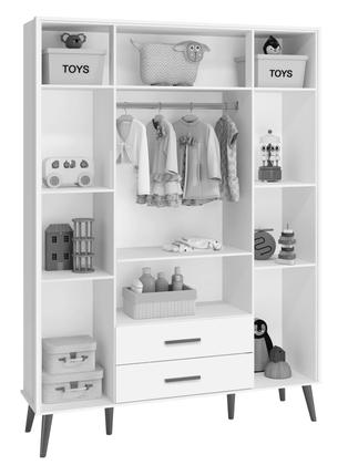 Imagem de Jogo de Quarto Retrô para Bebê Completo 4 Portas Isis Areia Fosco com Savana Fosco - MoveisAqui