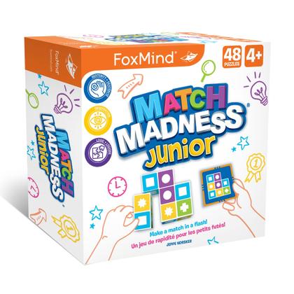 Imagem de Jogo de quebra-cabeça FoxMind Match Madness Junior 4+ Years com 48 cartas