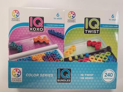 Imagem de Jogo de Quebra-Cabeça SmartGames IQ Twist e IQ XOXO - 240 Desafios