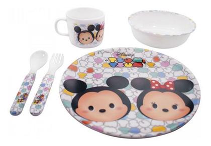 Imagem de Jogo De Refeição Infantil Mickey Minnie Branco tsumtsum
