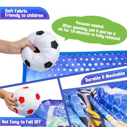 Imagem de Jogo de salão Soccer Set Helsort com gol e 2 bolas para crianças de 3 a 12 anos