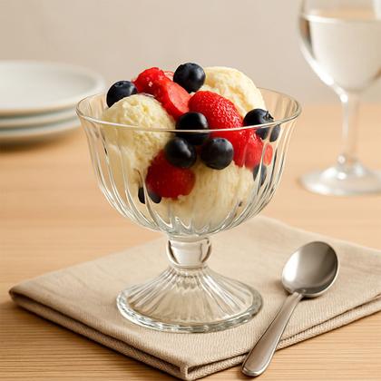 Imagem de Jogo de Sobremesa 6 Taças Vidro Transparente Melina Mini Bowl com Pé 200ml Haüskraft