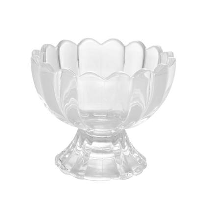 Imagem de Jogo de Sobremesa de Vidro Conjunto 7 Peças Kit com 6 Taças Geneva Transparente Wolff