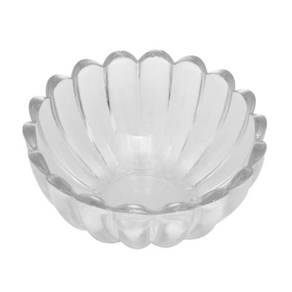 Imagem de Jogo de Sobremesa de Vidro Conjunto 7 Peças Kit com 6 Taças Geneva Transparente Wolff