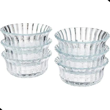 Imagem de Jogo De Sobremesa Tigela Bowl 6 Peças Potes Em Vidro
