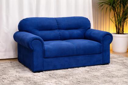 Imagem de Jogo de sofá de 2 e 3 lugares Brasil Azul Escuro