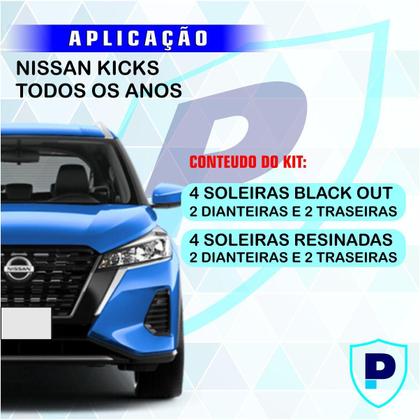 Imagem de Jogo de Soleiras Resinadas Nissan Kicks Kit