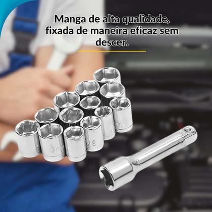 Imagem de Jogo de Soquete 40 Peças Ideal para Mecânicos Entrega Rápida