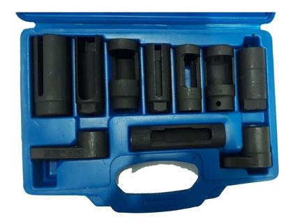 Imagem de Jogo de Soquete para Sensor de Oxigêncio - Sonda Lambda com 10 Peças - Delta