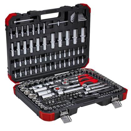 Imagem de Jogo de Soquete Sextavado Encaixe 1/4 - 3/8 - 1/2 Kit 172 peças - R45603172 - Gedore Red