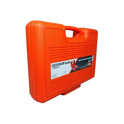 Imagem de Jogo de soquetes estriados d26 1/2" 8 a 32mm e acessórios com 22 peças