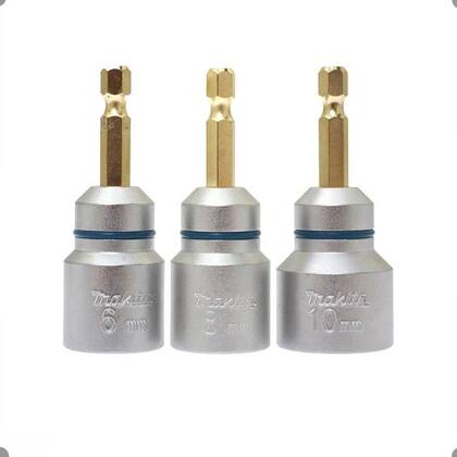 Imagem de Jogo de Soquetes para Barra Roscada 6/8/10mm - Makita B42999