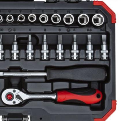 Imagem de Jogo de Soquetes Sextavados 1/4"" 4-13mm 33 Peças - 3300051 - GEDORE RED