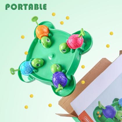 Imagem de Jogo de tabuleiro AIUAZA Hungry Turtle, jogo de tabuleiro Hungry Box, jogo de tabuleiro Turtle Eating Beans, brinquedos para festas e festas em família, brinquedos, jogos para 2 a 4 pessoas36 feijões
