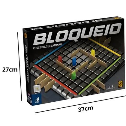 Imagem de Jogo de Tabuleiro Bloqueio Estratégia 4 Cores 04408 - Grow