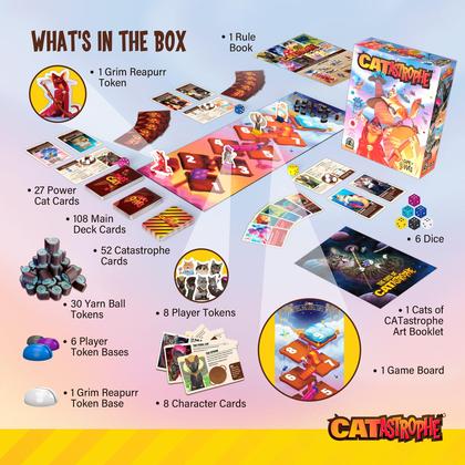 Imagem de Jogo de tabuleiro Catastrophe A Game of 9 Lives Family 10+ Years