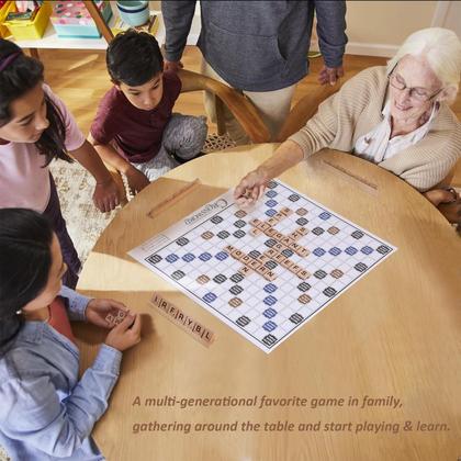 Imagem de Jogo de tabuleiro de palavras cruzadas Coolle Classic Scrabble 3+ Years