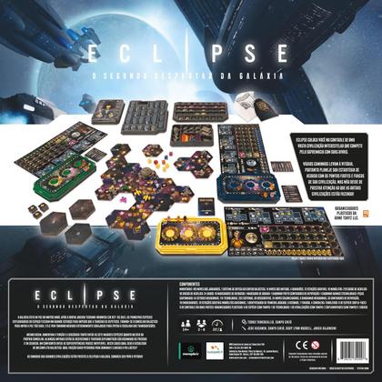 Imagem de Jogo de tabuleiro eclipse o segundo despertar da galaxia - meeple