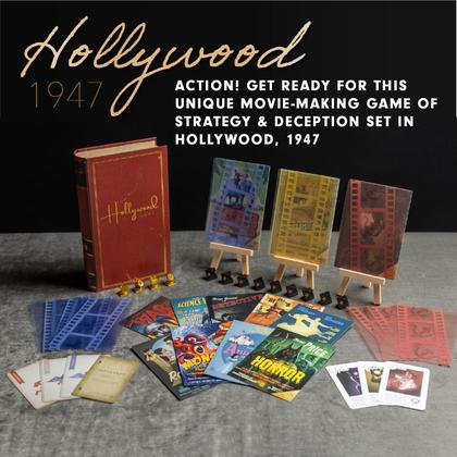 Imagem de Jogo de tabuleiro Facade Games Hollywood 1947 Movie Making 14+