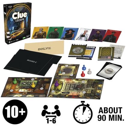 Imagem de Jogo de Tabuleiro Hasbro Gaming Clue Escape: The Midnight Hotel