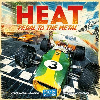 Imagem de Jogo de tabuleiro HEAT: Pedal to the Metal Intense Car Racing Kids 10+