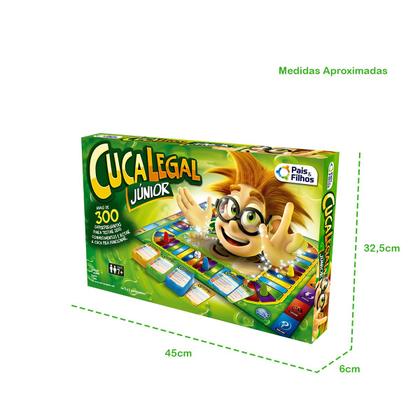 Imagem de Jogo de Tabuleiro Infantil Cuca Legal Júnior Ideal para Crianças a Partir de 7 Anos