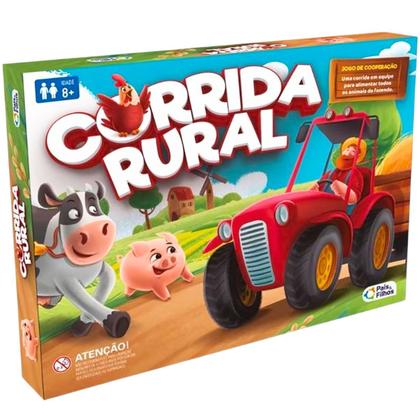 Imagem de Jogo de Tabuleiro Infantil de Estratégia Corrida Rural 