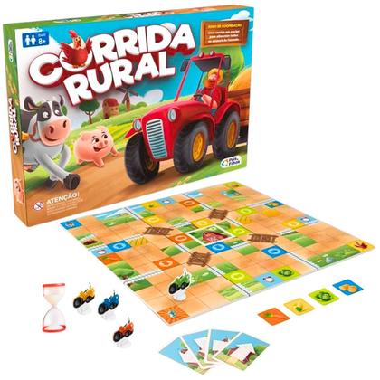 Imagem de Jogo de Tabuleiro Infantil de Estratégia Corrida Rural 