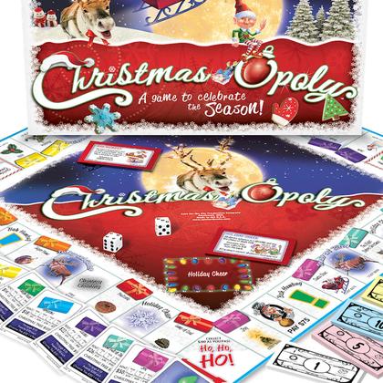 Imagem de Jogo de tabuleiro Late for the Sky Christmas-Opoly para 2 a 6 jogadores