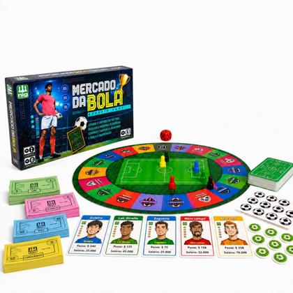 Imagem de Jogo De Tabuleiro Mercado Da Bola Futebol Jogador Divertido