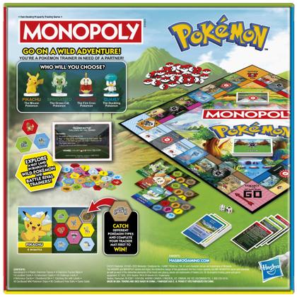Imagem de Jogo de Tabuleiro Monopoly Pokémon - Edição para 2 a 4 Jogadores (8+ anos)