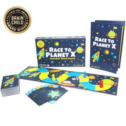 Imagem de Jogo de tabuleiro Number Bond Race to Planet X Math K-3rd Grade