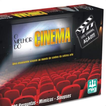 Jogo de Tabuleiro O Melhor Do Cinema 800 Perguntas 50 Sinopses e