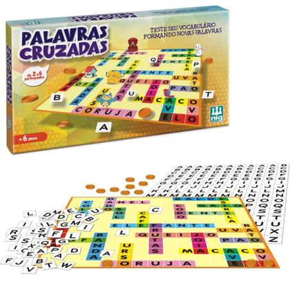 Imagem de Jogo De Tabuleiro Palavras Cruzadas 1109 Nig