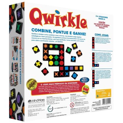 Imagem de Jogo de Tabuleiro Qwirkle Estratégia Familia