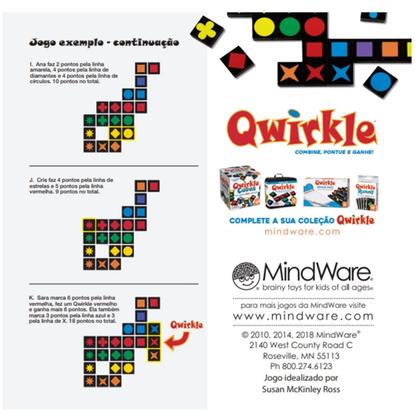 Imagem de Jogo de Tabuleiro Qwirkle Estratégia Familia