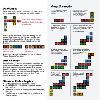 Imagem de Jogo de Tabuleiro Qwirkle Estratégia Familia