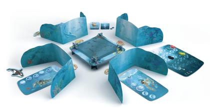 Imagem de Jogo de tabuleiro Sit Down! Cartões oceânicos transparentes exclusivos da Dive
