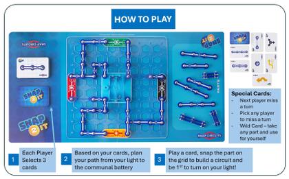 Imagem de Jogo de Tabuleiro Snap Circuits SNAP 2 IT Family Game Night 7+ Y