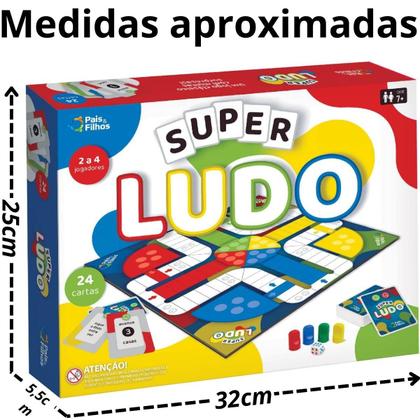 Imagem de Jogo De Tabuleiro Super Ludo Pais & Filhos Ref.:790772 