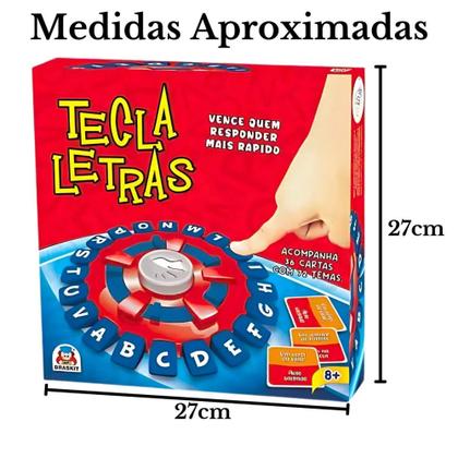 Imagem de Jogo De Tabuleiro Trava Letras Palavras 1206 - Braskit