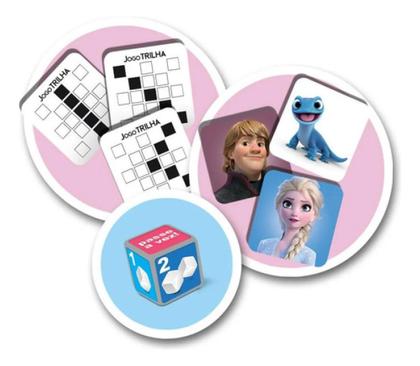 Imagem de Jogo De Tabuleiro Trilha Frozen 1232 Elka