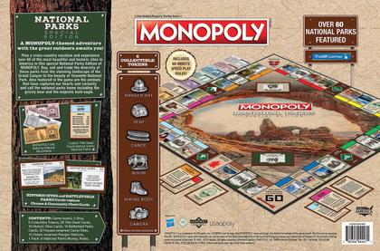 Imagem de Jogo de tabuleiro USAOPOLY Monopoly National Parks Edição 2020