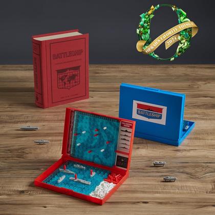 Imagem de Jogo de tabuleiro WS Game Company Battleship Vintage Bookshelf