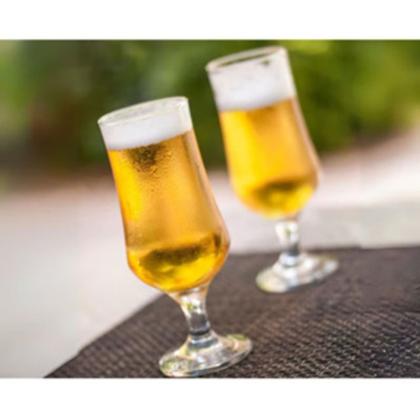 Imagem de Jogo de taça de vidro para cerveja com 6 peças 385ml transparente