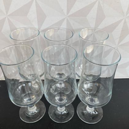 Imagem de Jogo de taça de vidro para cerveja com 6 peças 385ml transparente